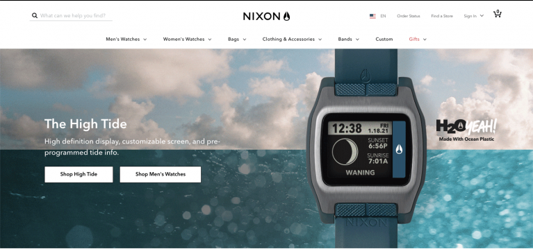 UI for eCommerce - Nixon